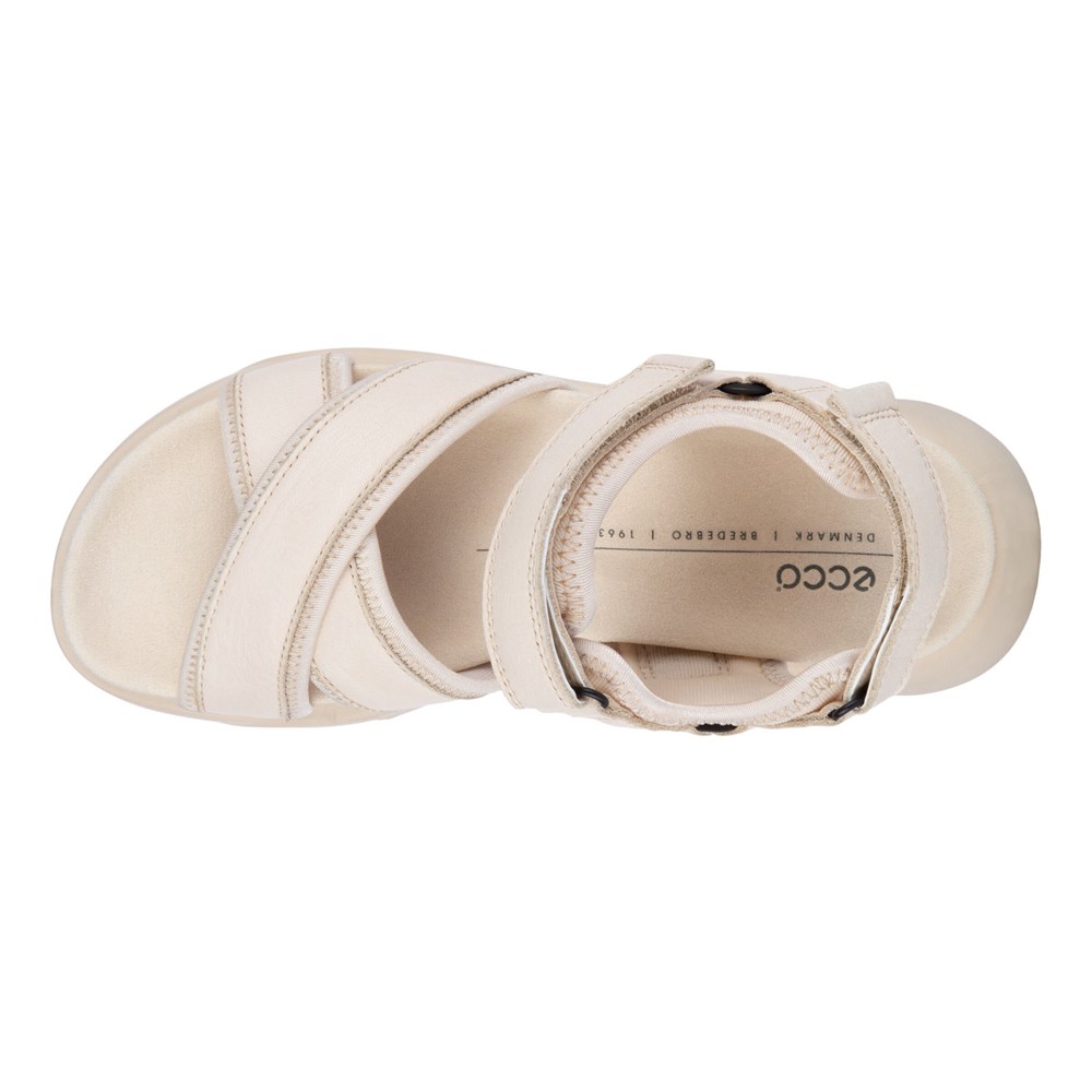 Sandalias Mujer - ECCO Chunky Criss-Cross - Beige - PKG078521